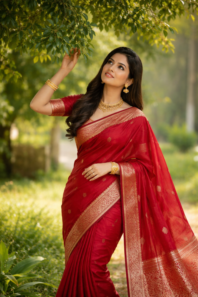 Premium Banarasi Silk Saree - Heritage Collection SareePlus