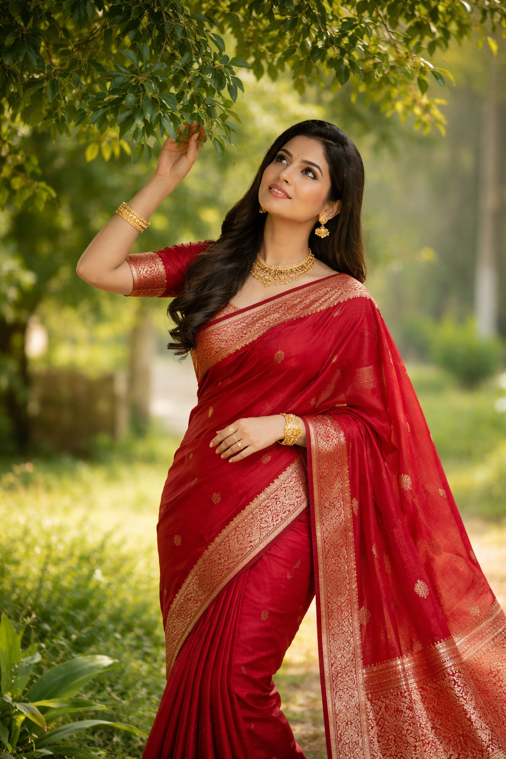 Premium Banarasi Silk Saree - Heritage Collection SareePlus